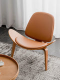 Nordic Wooden Chairs with Backrest