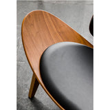 Nordic Wooden Chairs with Backrest