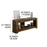 Farmhouse Wood Corner TV Stand