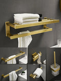 Gold Bathroom Hardware Set