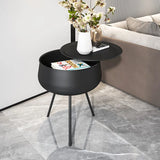 Nordic Round Storage Cabinet for Bedroom - Luxury Bedside Table