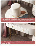 Modern Minimalist Dressing Table with Multifunctional Storage - Bedroom Vanity Furniture"