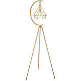 Nordic Diamond Floor Lamp - Modern Simple Iron Standing Lamp for Bedroom and Living Room