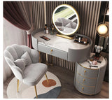 Modern Minimalist Dressing Table with Multifunctional Storage - Bedroom Vanity Furniture"