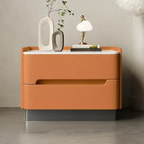 Luxury Nordic Nightstand with Storage Drawer - Modern Minimalist Wood Bedside Table