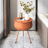 Nordic Round Storage Cabinet for Bedroom - Luxury Bedside Table