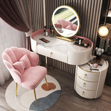 Modern Minimalist Dressing Table with Multifunctional Storage - Bedroom Vanity Furniture"