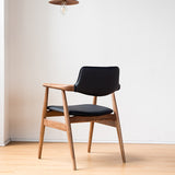 Nordic Minimalist Solid Wood Dining Chair